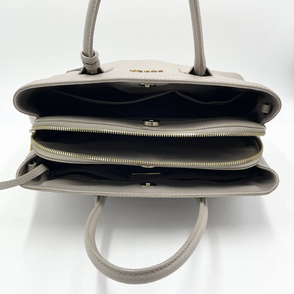 FURLA フルラ 2way トートバッグ ショルダーバッグ グレー　【C7993】