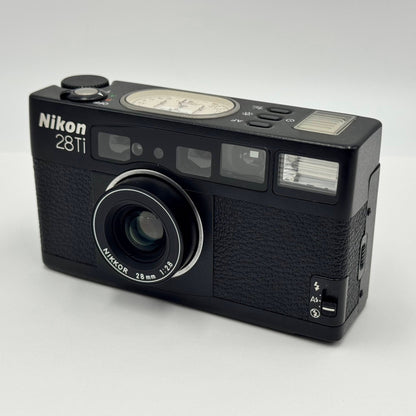 美品 Nikon ニコン 28Ti NIKKOR 28ｍｍ 1:2.8 コンパクト フィルムカメラ 【C3943-60】
