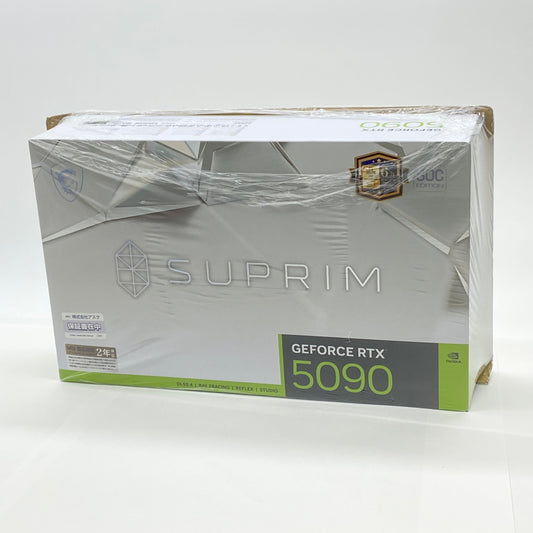 未開封 MSI GeForce RTX 5090 32G SUPRIM SOC (GeForce RTX 5090 32GB)	【C5201】