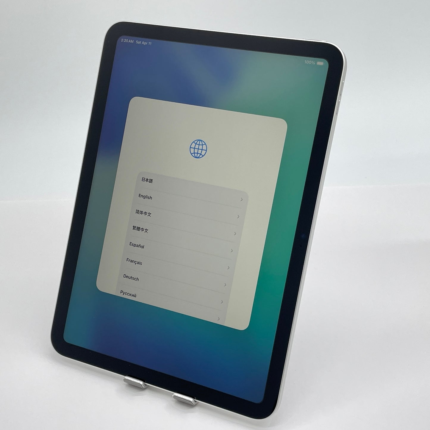 新品同様 美品 iPad11 10.9インチ Wi-Fi 128GB MD3Y4J/A シルバー バッテリー最大容量100%【C7206-60】