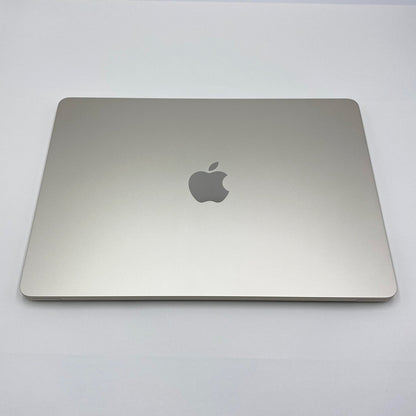 美品 Apple MacBook Air 13インチ M4 2025 MW0Y3J/A 16GB SSD 256GB スターライト 充放電回数5回 バッテリー最大容量100% 【C5517-80】