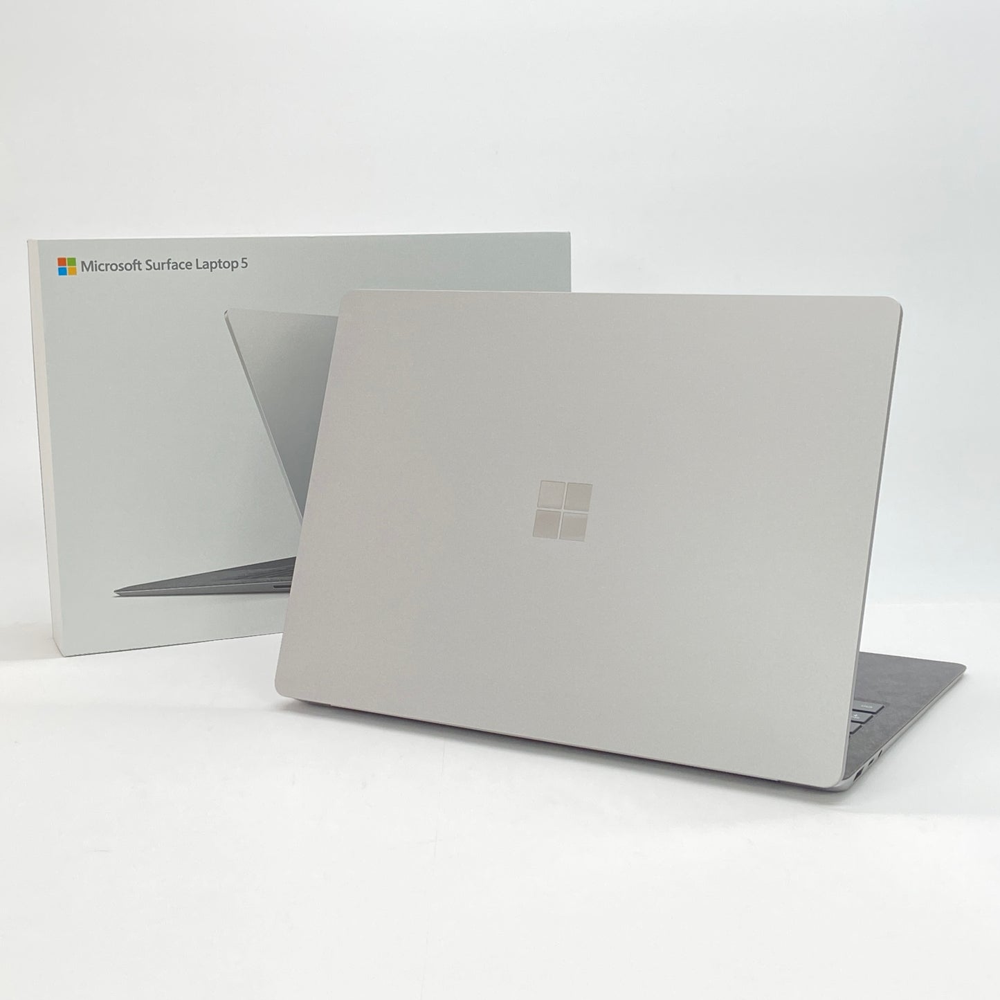 美品 Microsoft Surface Laptop 5 Model 1950 i5 1235U 8GB 256GB Windows11Home QZI-00020 プラチナ バッテリー最大容量約93％【C6399-80】