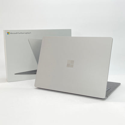 美品 Microsoft Surface Laptop 5 Model 1950 i5 1235U 8GB 256GB Windows11Home QZI-00020 プラチナ バッテリー最大容量約93％【C6399-80】