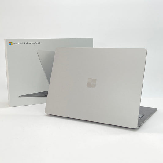 美品 Microsoft Surface Laptop 5 Model 1950 i5 1235U 8GB 256GB Windows11Home QZI-00020 プラチナ バッテリー最大容量約93％【C6399-80】