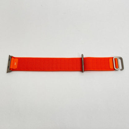 美品 Apple Watch Ultra GPS+Cellularモデル 49mm MNHH3J/A オレンジアルパインループ サイズ:S バッテリー最大容量100%【C6218-60】
