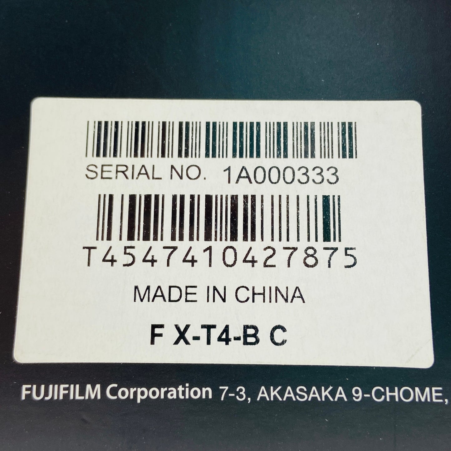 フジフィルム FUJIFILM X-T4 ボディ 【C4264-80】