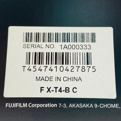 フジフィルム FUJIFILM X-T4 ボディ 【C4264-80】