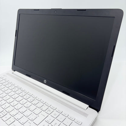 新品SSD HP Laptop 15-da0000 15-da0088TU ピュアホワイト i3 7020U 4GB SSD256GB バッテリー最大容量93%【C4582-80】