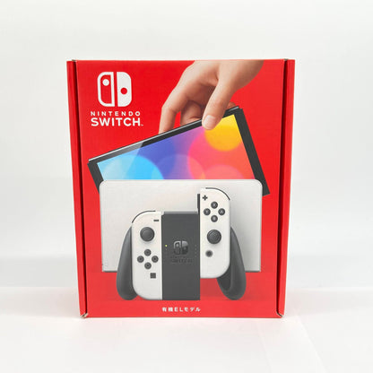 美品 Nintendo Switch 有機ELモデル 2021 [Joy-Con(L)/(R)ホワイト]  HEG-S-KAAAA 付属品完備【C6486-80】