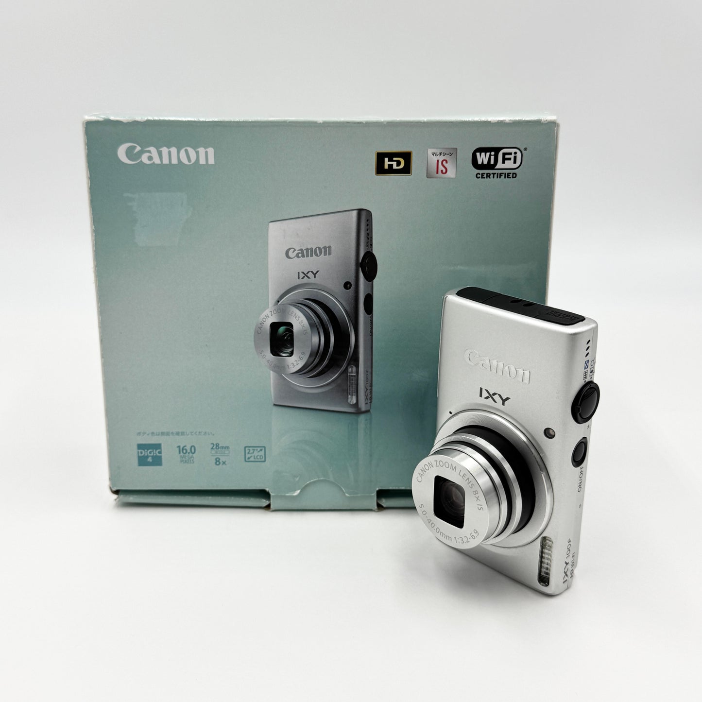 Canon IXY 100F コンパクトデジタルカメラ  シルバー 【C7502-60】