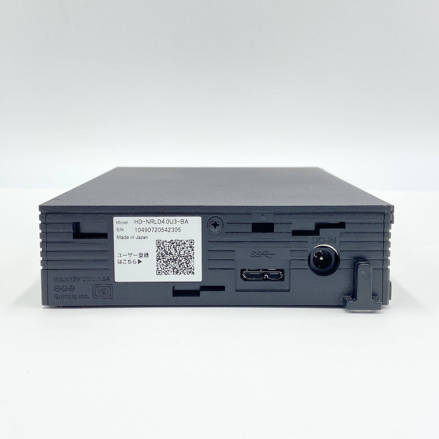 BUFFALO HD-NRLD4.0U3-BA 4TB 外付けHDD【C6129-60】