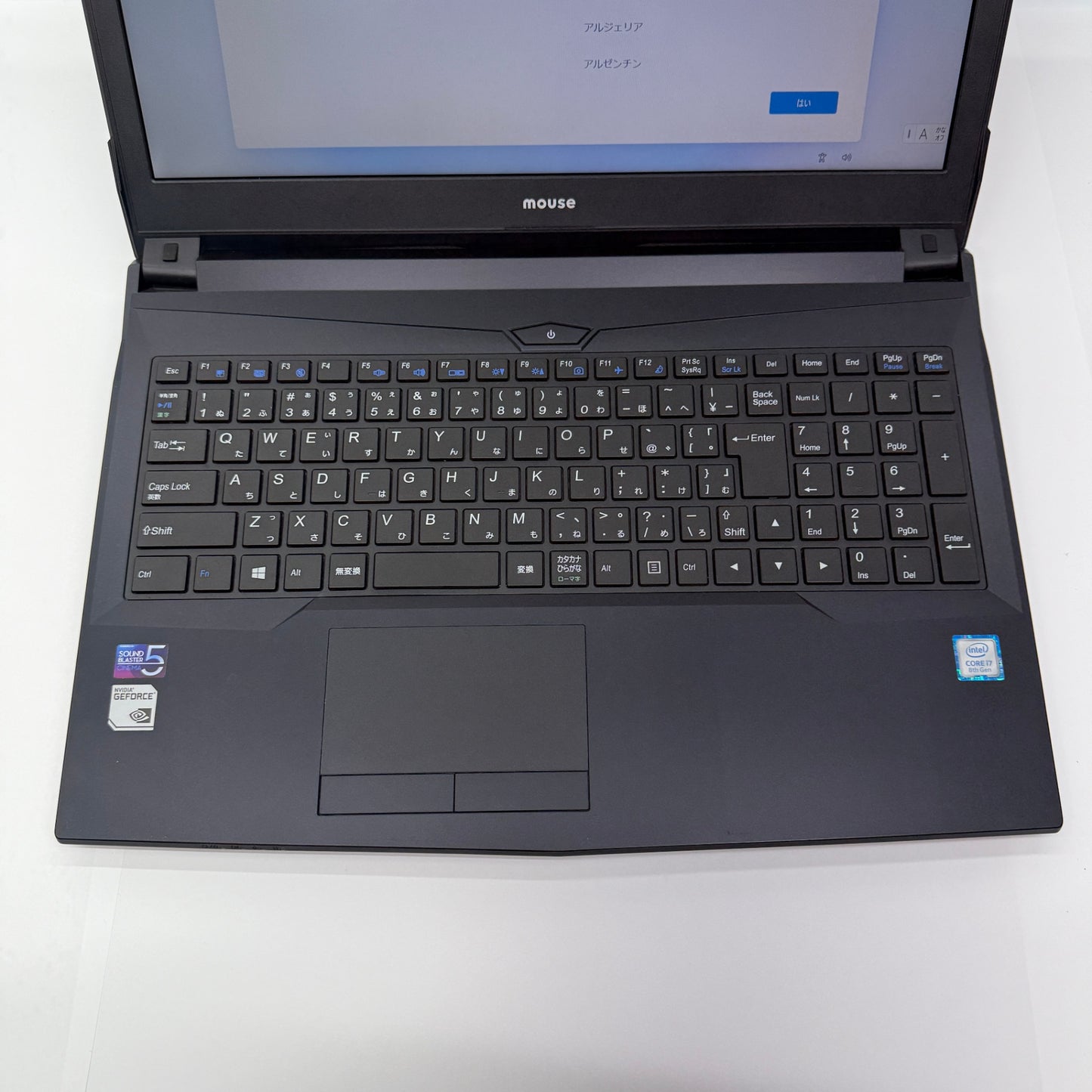 mouse MB-K690SN1-EX3 Core i7-8750H 16GB Geforce MX150 SSD256GB HDD1TB バッテリー最大容量96%【C5163-100】