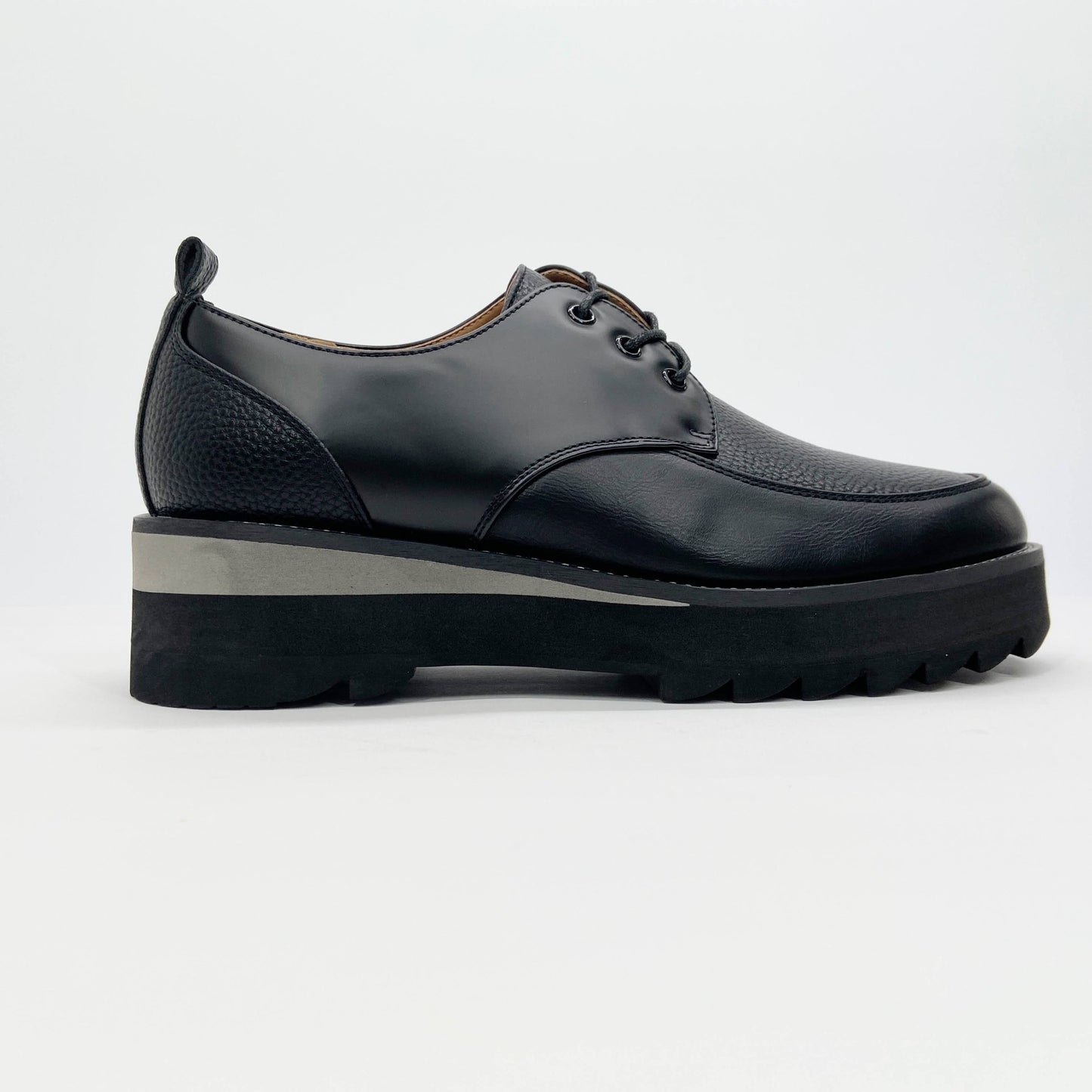 未使用 WYM LIDNM SHARK SOLE COMBINATION SHOES 箱付き サイズ：L ブラック【C5805-100】　size:L(27.5cm〜28cm)
