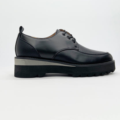 未使用 WYM LIDNM SHARK SOLE COMBINATION SHOES 箱付き サイズ：L ブラック【C5805-100】　size:L(27.5cm〜28cm)