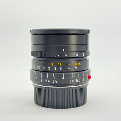 美品 Leica スーパーエルマー M21mm F3.4 ASPH. ブラック 11 145【C7608-60】