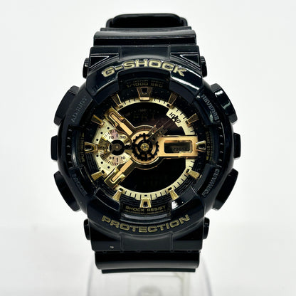 G-SHOCK ジーショック GA-110GB-1ADR 海外モデル アナログ×デジタル ブラック×ゴールド 腕時計【C8502-60】