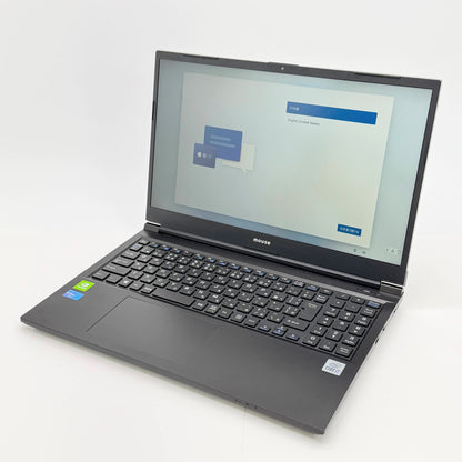mouse K5-i7CMLABW11 i7 10750H 16GB SSD512GB GeForce MX350 Windows11Home バッテリー最大容量94%　【C7752-80】