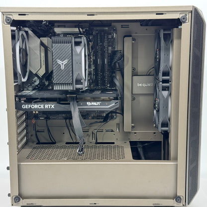be quiet!自作静音ゲーミングPC Ryzen 7 5700X DDR4 32GB SSD2TB RTX 4060Ti Windows11 Pro【C3921-160】
