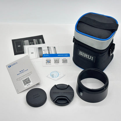 美品 SIRUI AURORA 85mm F1.4 フルサイズオートフォーカスレンズ AU85-E ソニーEマウント【C8800-60】
