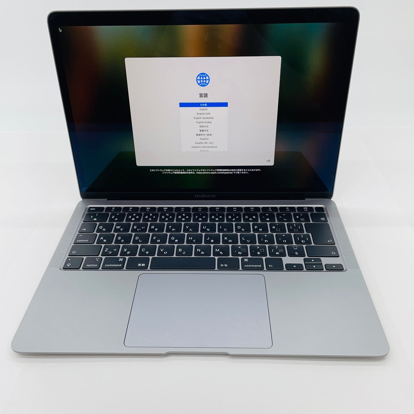 Apple MacBookAir 2020 13インチ Core i3  8GB 256GB 【C4565-80】