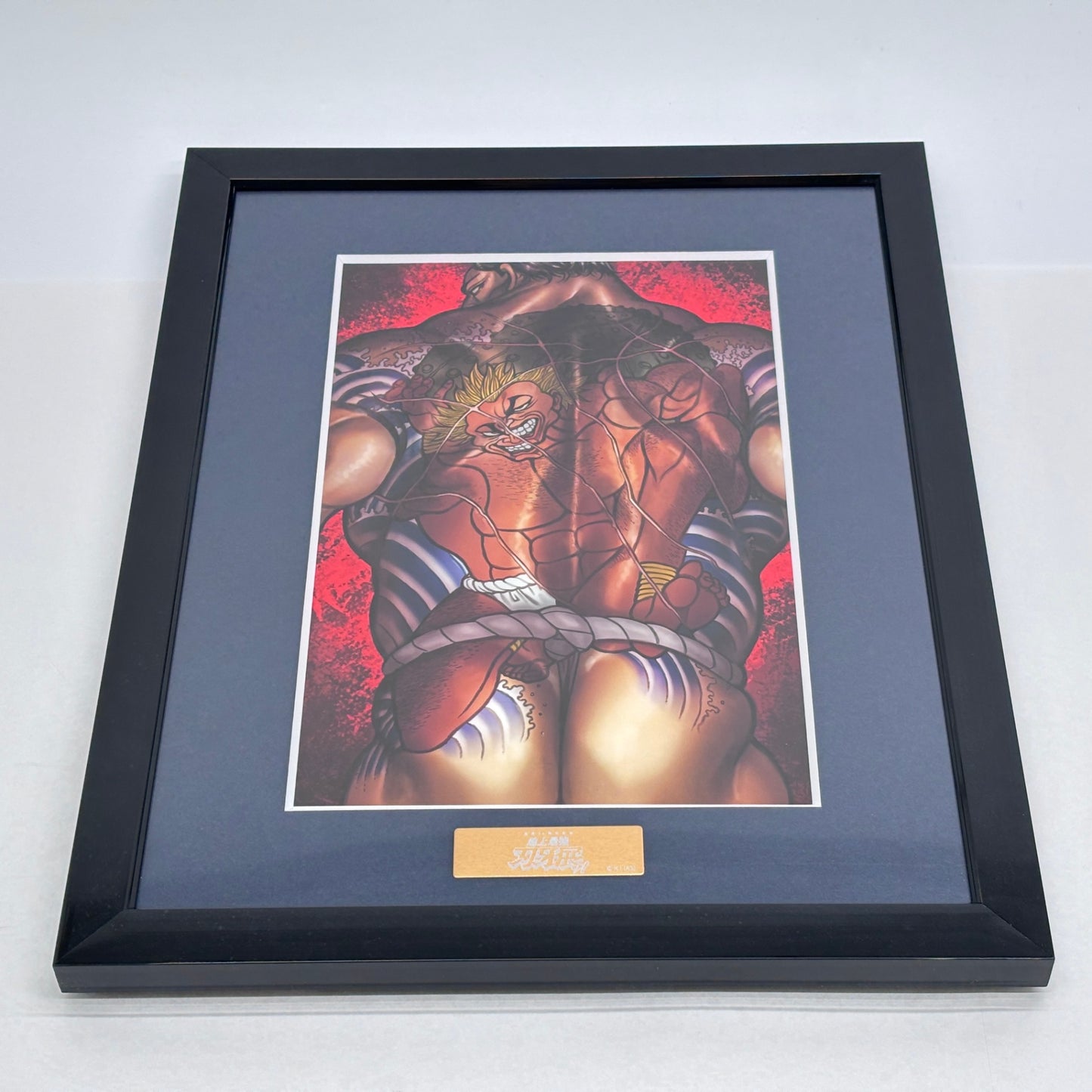連載30周年 地上最強刃牙展ッ 刃牙 A5 キャラファイングラフ 侠客立ち 花山薫 【C8065-80】