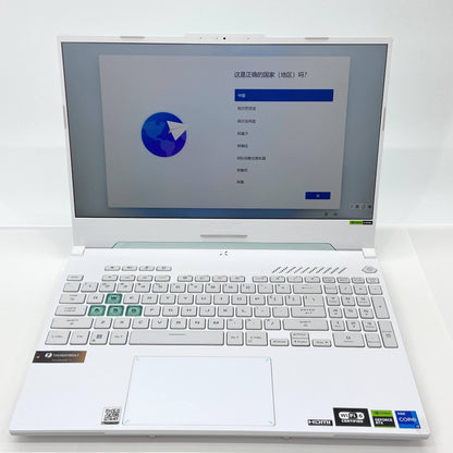 US配列・中国版 美品 ASUS F15 FX507VU  i7 13620H 16GB 512GB RTX 4050 Laptop GPU 【C5638-100】バッテリー最大容量96%