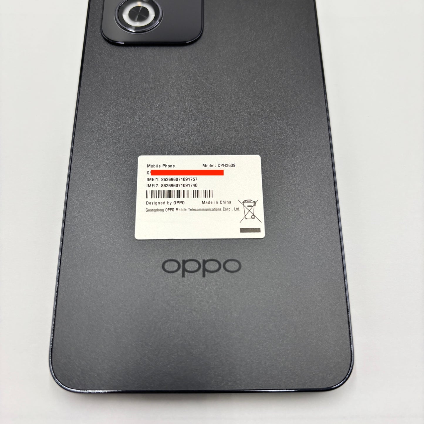 美品 OPPO A3 5G CPH2639 ブラック 128GB SIMフリー【C5551-C】