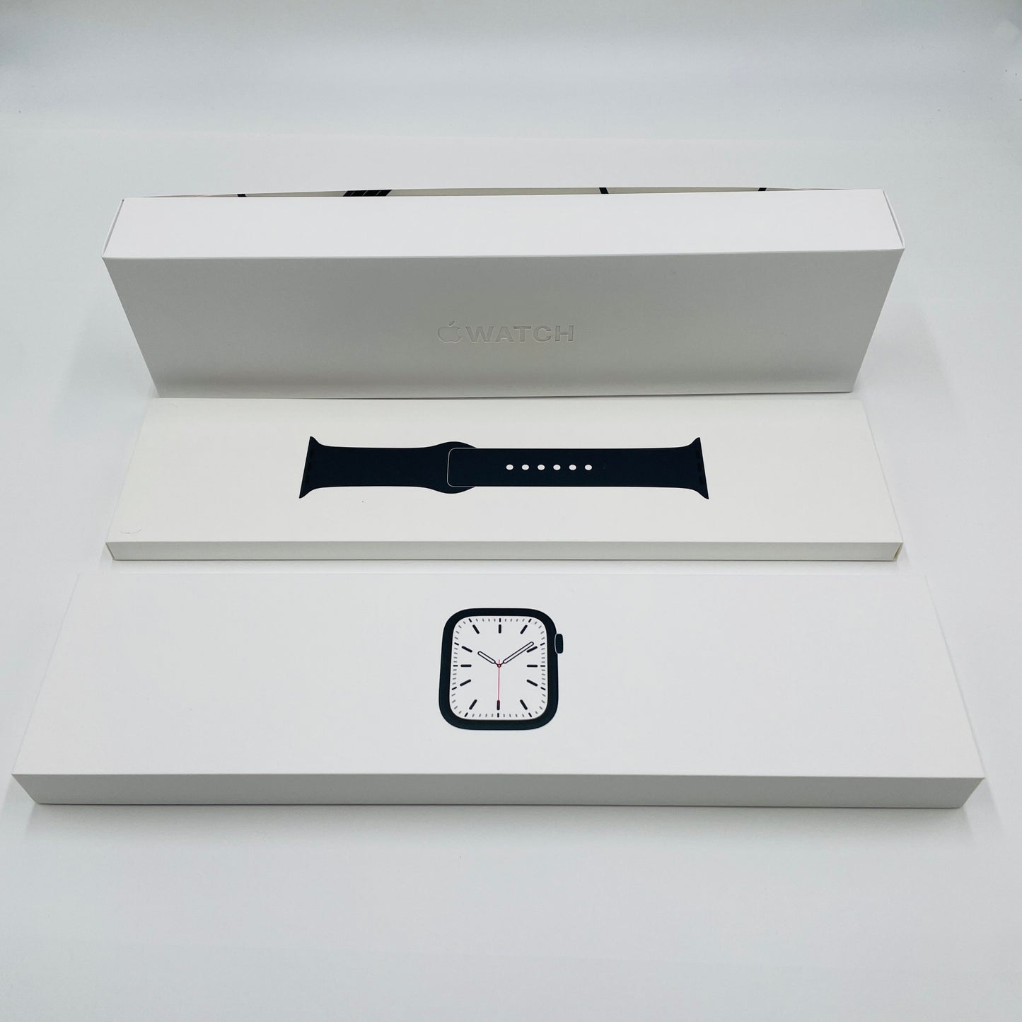 Apple Watch Series 7 GPS アルミニウム 45mm　MKN53J/A ミッドナイトスポーツバンド　バッテリー最大容量78%【C5026-60】