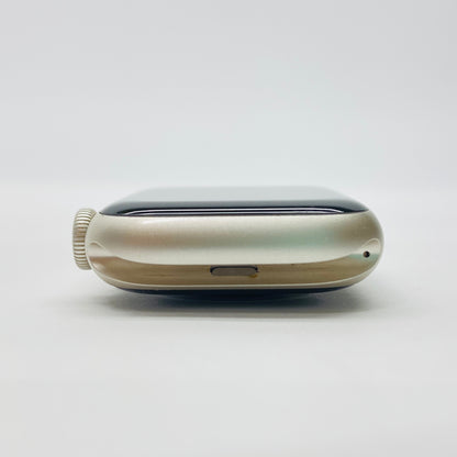 美品 Apple Watch Series 9 GPSモデル 41mm MR8T3J/A スターライトアルミニウムケースとスターライトスポーツバンド S/M 【C4119-60】