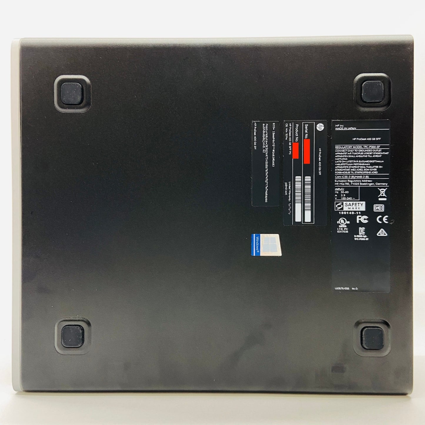 新品SSD HP prodesk 400 g6 sff i5-9500 8GB SSD256GB Windows11Pro【C4148-100】