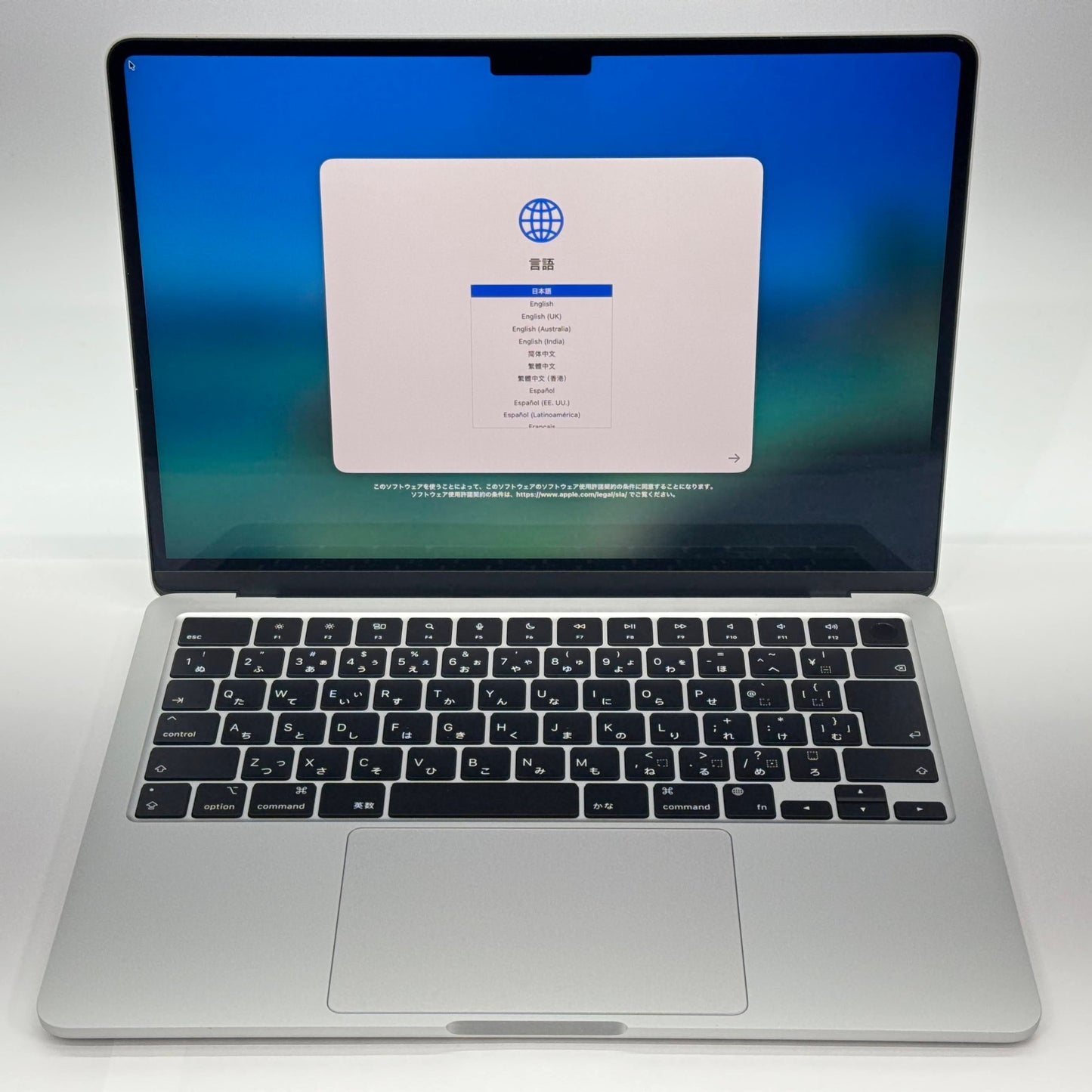 美品 Apple MacBook Air MXCT3J/A  M3 2024 16GB SSD 512GB シルバー バッテリー最大容量100% 【C6059-80】