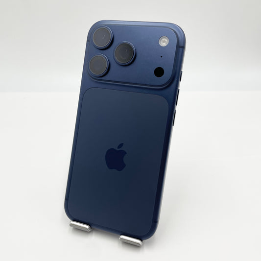 美品 バッテリー最大容量100%  iPhone 17 Pro 512GB SIMフリー MG8C4J/A  ディープブルー 本体のみ【C8304-C】