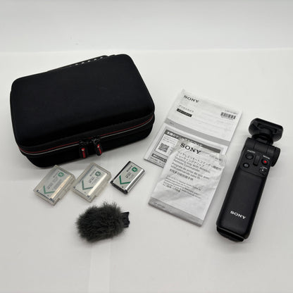 美品 SONY ソニー VLOGCAM ZV-1F デジタルカメラ シューティンググリップキット 【C8572-60】