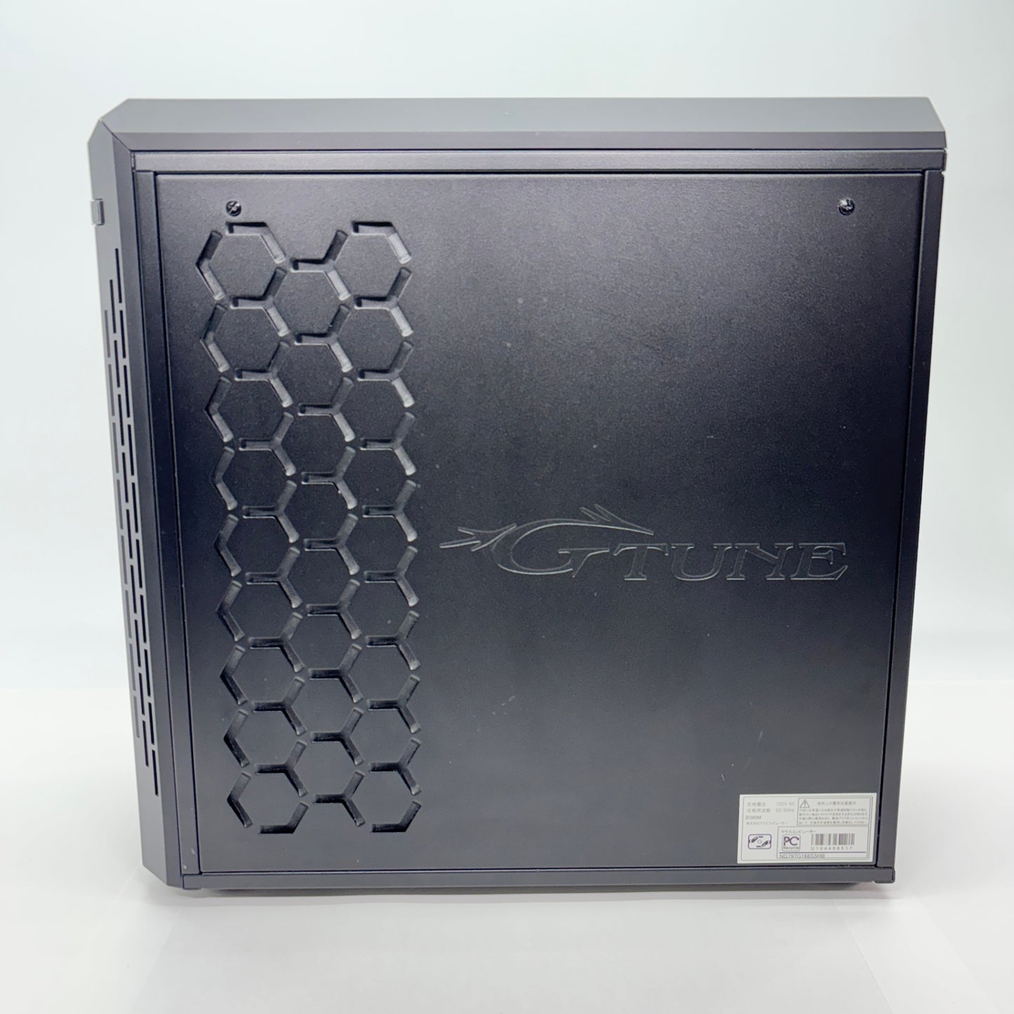 ゲーミングPC Gtune NG797G166S5HB i7-9700 16GB GTX1660 SSD 512GB HDD 2TB【C5222-140】