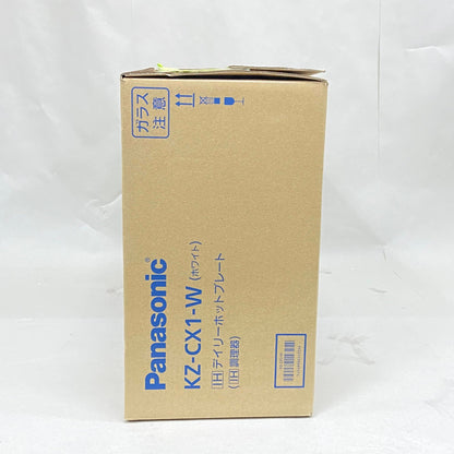 新品未開封 Panasonic パナソニック IH デイリーホットプレート KZ-CX1-W 【C6593-140】