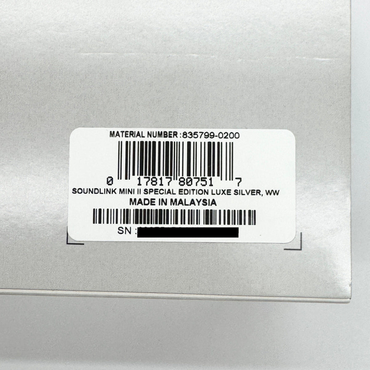 BOSE SoundLink Mini II Bluetoothスピーカー【C8880-60】