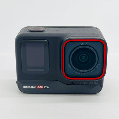 美品 Insta360 Ace Pro ブラック アクションカメラ 付属品多数あり バッテリー3つ付き【C6973-60】