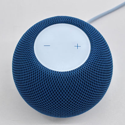 美品 Apple HomePod mini A2374 ブルー【C6752-60】