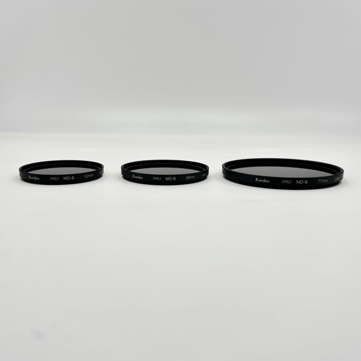 美品 Kenko NDフィルター 3点セット(58mm/52mm/77mm)	【9076-C】