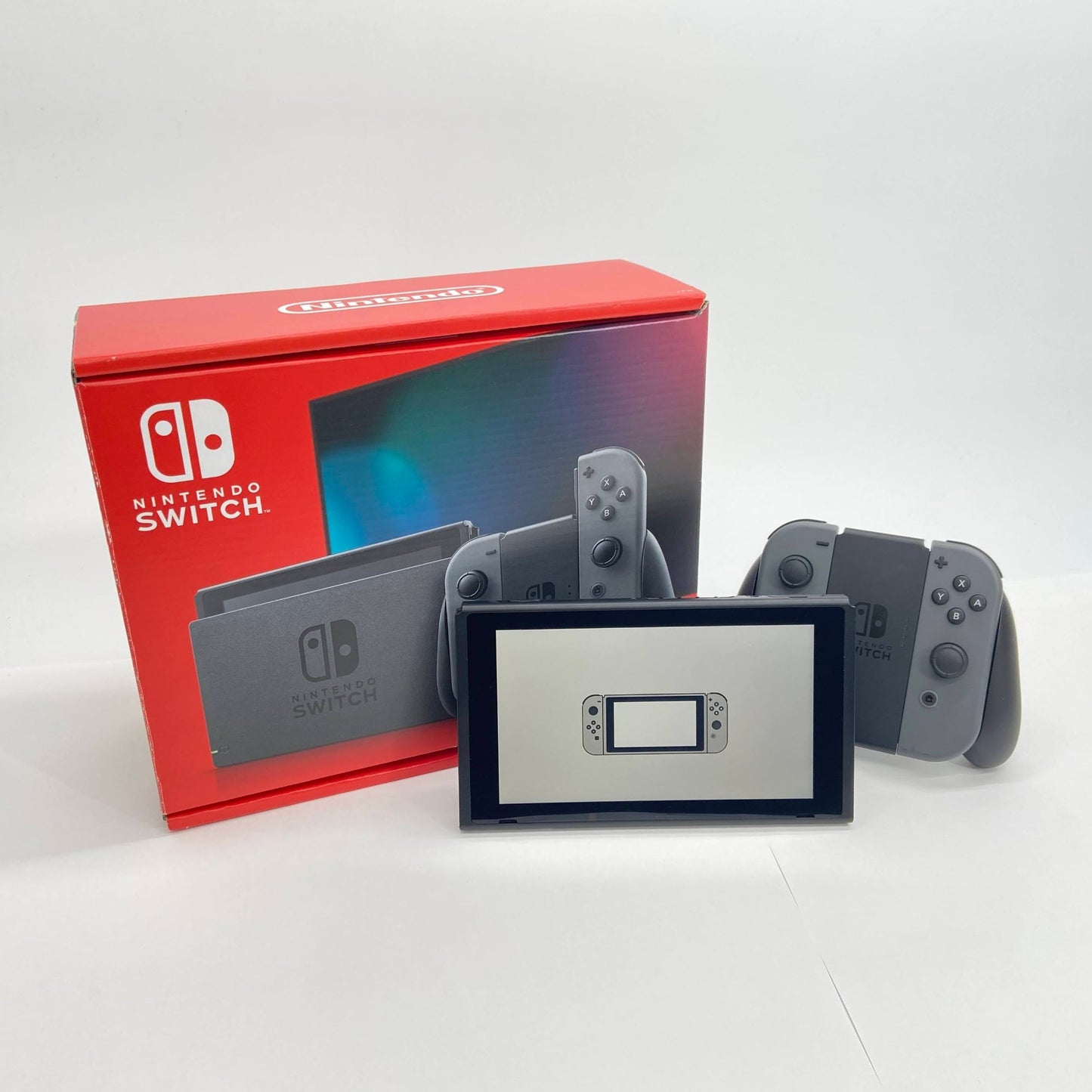 美品 Nintendo Switch Joy-Con ネオンブルー/ネオンレッド HAC-001 【C6084-80】