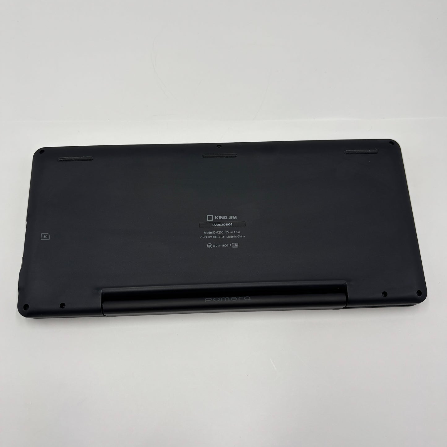 KING JIM デジタルメモ　pomera DM200 ポメラブラック【C5423-60】