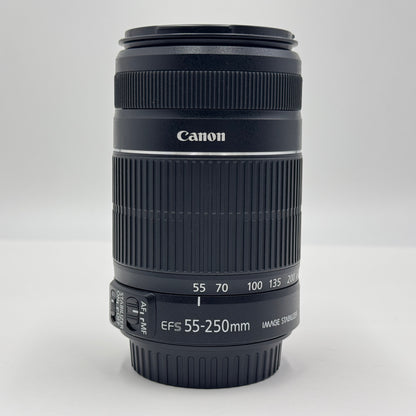 美品 Canon EOS Kiss X7 ダブルズームキット 18-55mm 55-250mm【C9586-80】