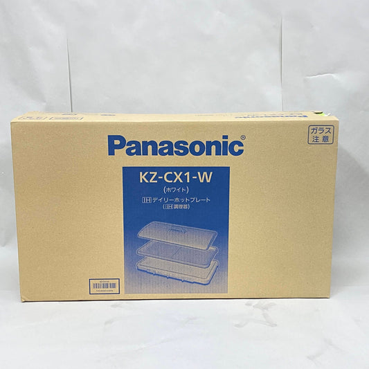 新品未開封 Panasonic パナソニック IH デイリーホットプレート KZ-CX1-W 【C6593-140】