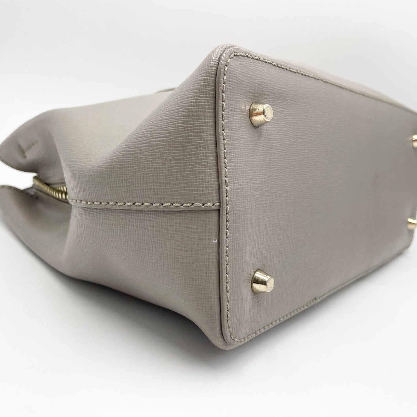 FURLA フルラ 2way トートバッグ ショルダーバッグ グレー　【C7993】