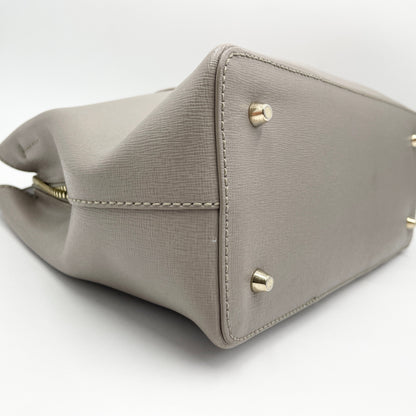 FURLA フルラ 2way トートバッグ ショルダーバッグ グレー　【C7993】