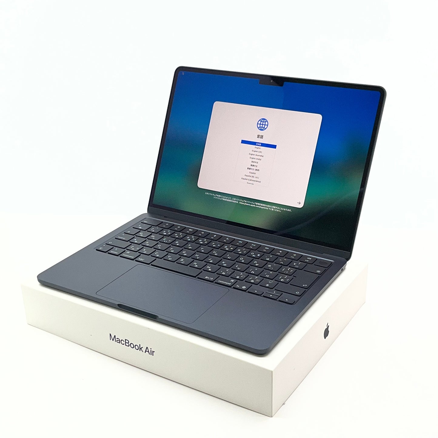 新品同様 美品 Apple MacBook Air Early2025 13インチ M4 16GB 256GB MW123J/A 充放電回数3回 バッテリー最大容量100%  限定保証 有効期限：2026年5月【C5330-80】