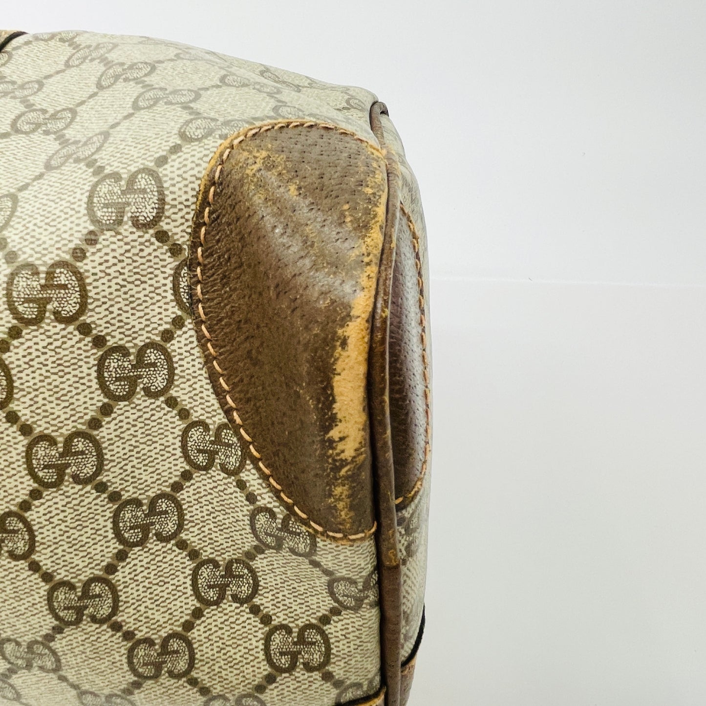 Gucci オールドグッチ GGキャンバス ボストンバッグ　【C4592】