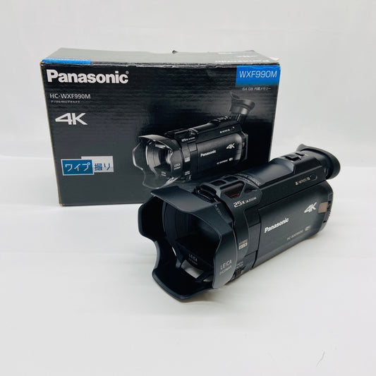 美品 Panasonicビデオカメラ HC-WXF990M デジタルビデオカメラ C3800 80サイズ発送