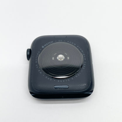 美品 Apple Watch SE3 44mm GPS ミッドナイトアルミニウム ミッドナイトスポーツバンド MEHQ4J/A 本体のみ バッテリー最大容量100%【C8243-C】