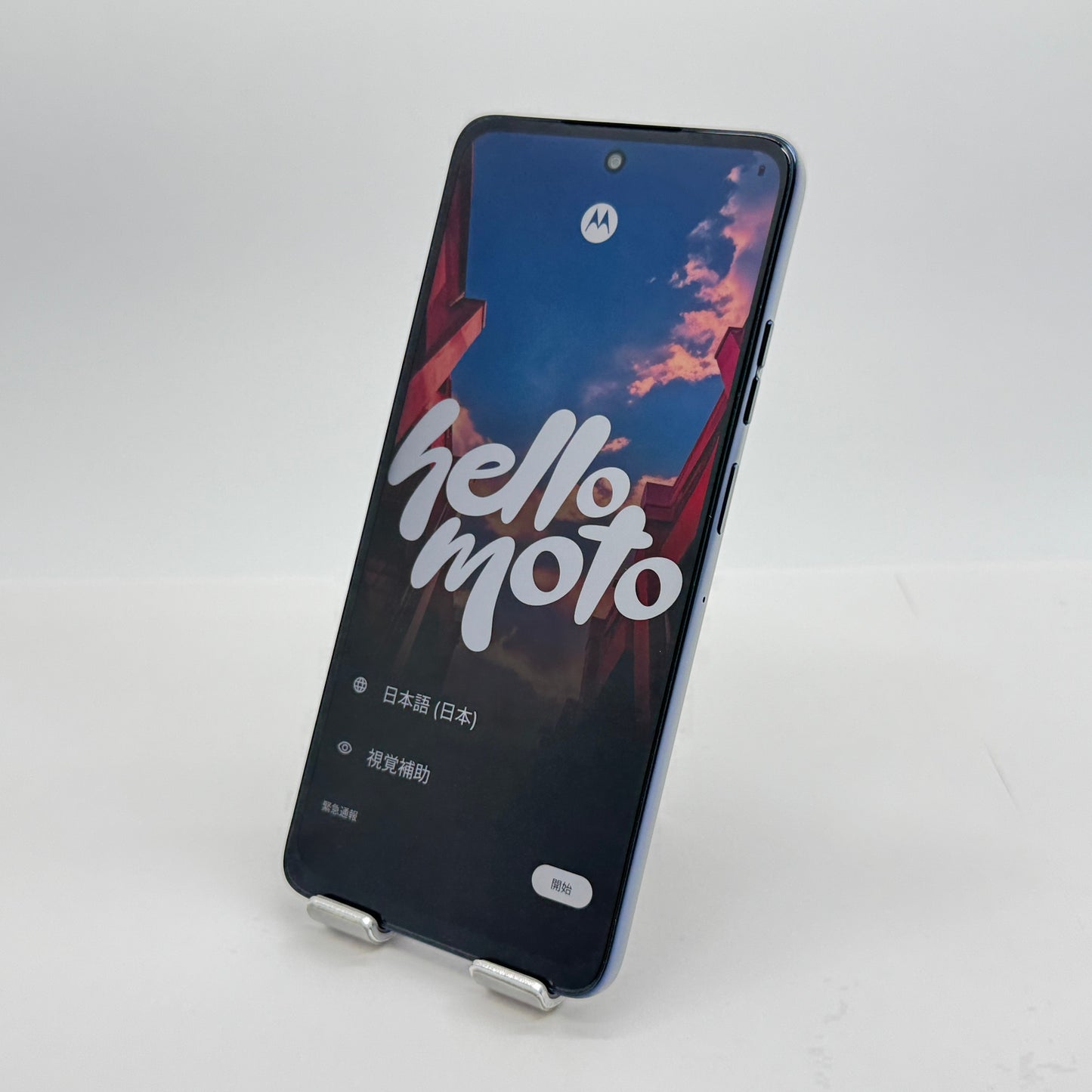 新品同様 美品 motorola moto g66y 5G A501MO 4GB 128GB ブラックオイスター 付属品完備　【C7684-C】